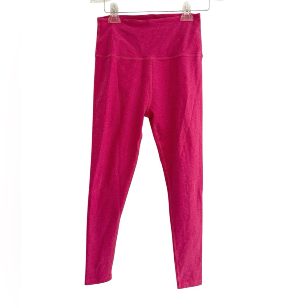 Beyond Yoga Large Spacedye Caught in the Midi High Waisted Leggings Vivid Pink - Picture 2 of 8